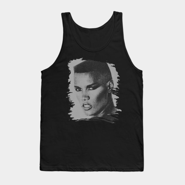 Grace Jones // Retro poster Tank Top by Degiab